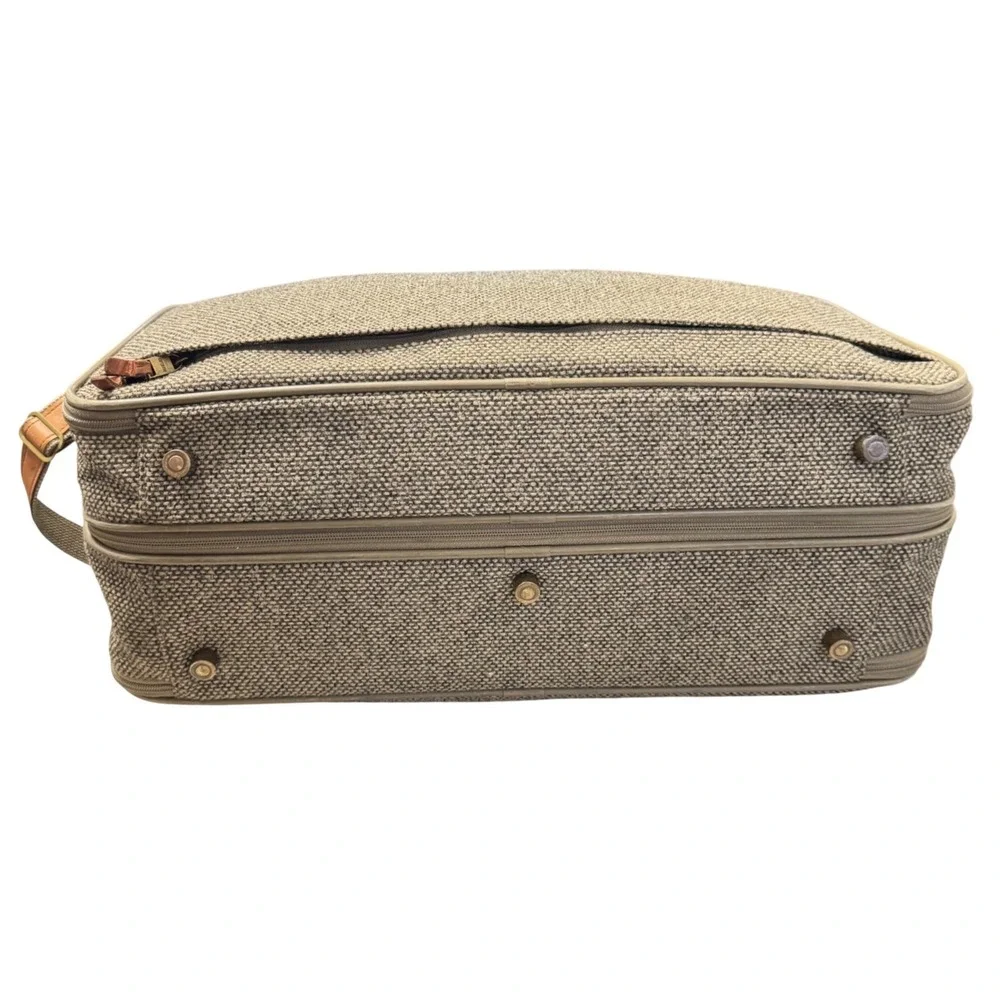 Hartmann Tweed Travel Bag Unisex OS‎ Tan Brown Vintage Belting Leather Carryon